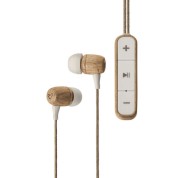 Energy Sistem Auriculares Eco Bluetooth BeechWood - Madera Sostenible - Microfono - USB Type C - Color Marron