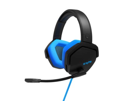 Energy Sistem Auriculares Gaming ESG 4 Sonido Envolvente 7.1 - LED Light - Almohadillas de Cuero Proteico - Color Azul