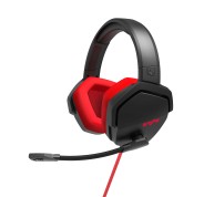 Energy Sistem Auriculares Gaming ESG 4 Sonido Envolvente 7.1 - LED Light - Almohadillas de Cuero Proteico - Color Rojo