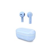 Energy Sistem Auriculares Inalambrico Stereo con Plastico Reciclado - Sensor de Proximidad - Asistente de Voz - 25h de Bateria - Color Azul