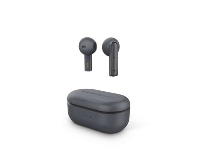 Energy Sistem Auriculares Inalambricos Style 4 - Diseño Compacto - Caja de Carga - Color Gris