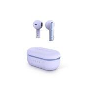 Energy Sistem Auriculares Inalambricos Style 4 - Diseño Compacto - Caja de Carga - Color Violeta