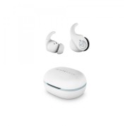 Energy Sistem Auriculares Inalambricos - True Wireless - Bluetooth 5.3 - IPX5 - 20h Autonomia - Secure-Fit+ - App Personalizable - Microfono Estereo - Color Blanco
