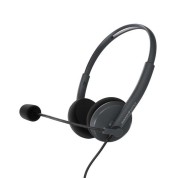 Energy Sistem Auriculares Office 2 - PC/Mac/Smartphone Compatible - 3.5mm Plug - Microfono con Brazo Retractil - Color Negro
