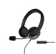 Energy Sistem Auriculares Office 3 - USB y 3.5mm Plug - Control de Volumen y Silencio - Brazo Retractil Microfono - Color Negro