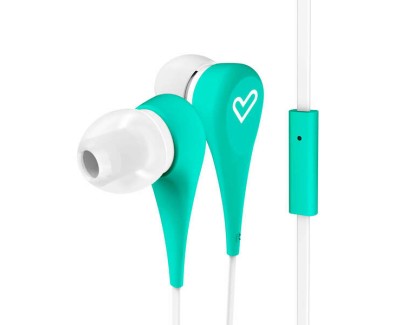Energy Sistem Auriculares Style 1+ - Microfono - Control de Conversacion - Cable Plano - Color Verde
