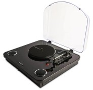 Energy Sistem BlackSpin Tocadiscos Bluetooth con Altavoces 10W - Funcion Auto-Stop - Grabacion USB - Compatible con 33/45/78 RPM - Conexion RCA/Bluetooth - Color Negro