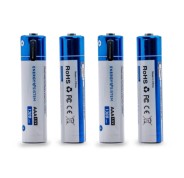 Energy Sistem Charge Pro C Pack de 4 Pilas Recargables USB-C - 1100mWh - 740mAh - AAA  - 1.5V - Carga Por USB-C