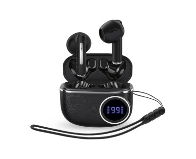 Energy Sistem ChargeView TWS Auriculares - Bluetooth 5.4 - Tecnologia True Wireless - 20h Autonomia - Display con Estado de Bateria - Color Negro