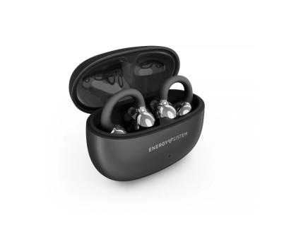 Energy Sistem ChicPods Auriculares True Wireless - Bluetooth 5.4 - 23h Autonomia - Tecnologia Open Sound - Microfono con Reduccion de Ruido - Asistente de Voz Integrado - Diseño Curved-Fit - Color Negro