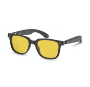 Energy Sistem Day Mode Music Gafas Bluetooth - Filtro Anti Luz Azul y Proteccion UV400 - Cristales Amarillos - Reproduccion de Musica - Microfono y Asistente de Voz - IPX5 - Control Tactil - Autonomia 5 horas - Color Negro