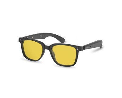 Energy Sistem Day Mode Music Gafas Bluetooth - Filtro Anti Luz Azul y Proteccion UV400 - Cristales Amarillos - Reproduccion de Musica - Microfono y Asistente de Voz - IPX5 - Control Tactil - Autonomia 5 horas - Color Negro