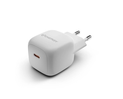 Energy Sistem GaN Charger Cargador GaN 45W - 1x USB-C PD - Carga Inteligente y Rapida - Control de Temperatura y Sobretension - Dise&ntilde;o Compacto - Color Blanco