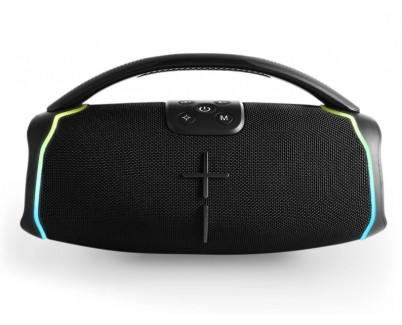 Energy Sistem HyperBeat Altavoz 80W - Bluetooth 5.3 - Tecnologia True Wireless - Resistente al Agua - Luces LED - Color Negro