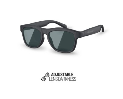 Energy Sistem LightFlex Music Sunglasses Gafas Bluetooth - Lentes Polarizados con Proteccion UV400 Superior - 2 Niveles de Oscuridad - Reproduccion de Musica - Microfono y Asistente de Voz - IPX5 - Control Tactil - Autonomia 5 horas - Color Negro