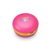 Energy Sistem Lol&Roll Pop Kids Altavoz Bluetooth - Compartir Musica - Cordon Desmontable - Personaje para Colorear  - Color Rosa