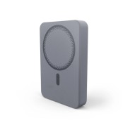 Energy Sistem Magnetic Powerbank Inalambrico Magnetico 10000 mAh - 15W Carga Inalambrica, 20W por Cable - Carga Inteligente y Rapida - Carga Simultanea - Sensor NTC - USB-C - Color Gris