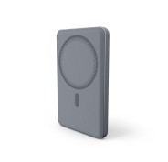 Energy Sistem Magnetic Powerbank Inalambrico Magnetico 5000 mAh - 15W Carga Inalambrica, 20W por Cable - Carga Inteligente y Rapida - Carga Simultanea - Sensor NTC - USB-C - Color Gris