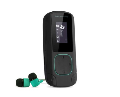 Energy Sistem MP3 Clip Bluetooth - 8GB - Clip - Radio FM y MicroSD - Color Verde