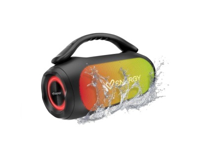 Energy Sistem NeoBeat Altavoz 60W - Bluetooth 5.4 - Tecnologia True Wireless - Funcion Deep Bass - Hasta 12 Horas de Autonomia - Resistente a Salpicaduras - Luces LED - Radio FM, USB y MicroSD - Color Negro