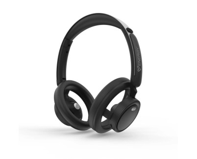 Energy Sistem Open Design Auriculares Bluetooth - Tecnologia Open Sound - Dise&ntilde;o Ergonomico - Conexion Multipunto - Hasta 40h de Bateria - Microfono con Reduccion de Ruido ENC - Asistente de Voz - Color Negro