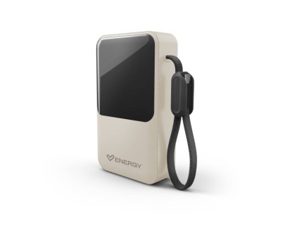 Energy Sistem Pro Powerbank 20000 mAh - 45W - Tecnologia Intelligent Power Delivery - 2 Puertos Para Carga Simultanea - USB-C y USB-A - Sensor NTC - Color Champagne