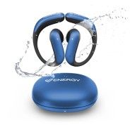 Energy Sistem PulseFit Auriculares Deportivos True Wireless - Bluetooth 5.4 - Proteccion Contra Sudor y Salpicaduras - Sujecion Secure-Fit Para Fijacion Comoda - Llamadas en Estereo - 22h Autonomia - Asistente de Voz Integrado - Color Azul