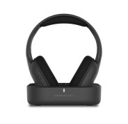 Energy Sistem SoundReel TV Auriculares Para TV - Conexion RF, Bluetooth, Optico y Jack - Hasta 18h de Bateria - Compatible Con Todos los TV - Color Negro