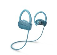 Energy Sistem Sport 1+ Auriculares Deportivos - Bluetooth 5.1 - Hasta 8 Horas de Autonomia - Microfono con Funcion Manos Libres y Control por Voz - Sistema de Fijacion Secure-Fit - Resistente al Sudor - Color Azul