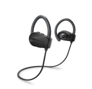 Energy Sistem Sport 1+ Auriculares Deportivos - Bluetooth 5.1 - Hasta 8 Horas de Autonomia - Microfono con Funcion Manos Libres y Control por Voz - Sistema de Fijacion Secure-Fit - Resistente al Sudor - Color Negro