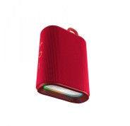 Energy Sistem StreetPlay Altavoz Bluetooth - Radio FM - IPX6 - 12h de Autonomia - Lector Micro SD - Luces LED - Manos Libres - Color Rojo