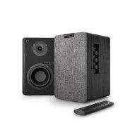 Energy Sistem Studio Monitor 4 Hi Fi Altavoces Activos de Estanteria - Entrada Doble RCA - Color Negro