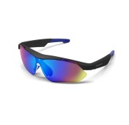 Energy Sistem TrackVibe Sport Music Gafas Bluetooth - Filtro Anti Luz Azul y Proteccion UV400 - Reproduccion de Musica - Microfono y Asistente de Voz - IPX5 - Control Tactil - Autonomia 5 horas - Color Negro