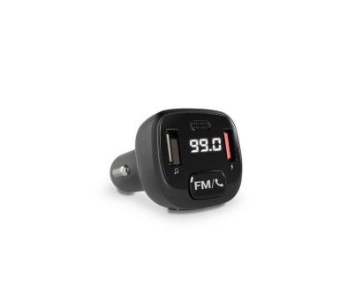 Energy Sistem Transmisor FM para el Coche - Bluetooth - MicroSD - USB MP3 - Asistente de Voz - Manos Libres - Color Negro