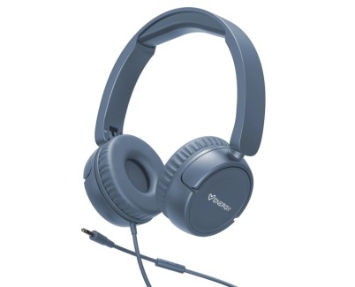 Energy Sistem Urban Auriculares con Cable - DeepBass - Diadema Extensible - Microfono Incorporado - Conexion Minijack 3.5mm - Color Azul