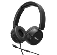 Energy Sistem Urban Auriculares con Cable - DeepBass - Diadema Extensible - Microfono Incorporado - Conexion USB-C - Color Negro