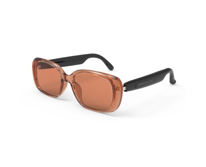 Energy Sistem Urban Music Amber Gafas Bluetooth - Cristales Polarizados con Proteccion UV400 Superior y Anti Luz Azul - Reproduccion de Musica - Microfono y Asistente de Voz - IPX5 - Control Tactil - Color Amber