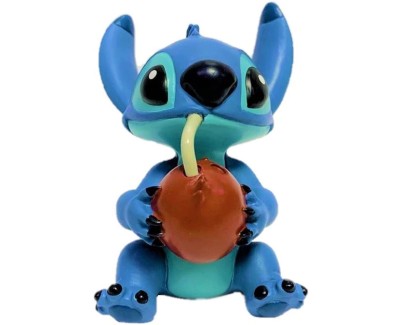 Enesco Disney Lilo & Stitch Stitch con Coco - Figura de Coleccion - Fabricada en Resina - Tallado y Pintado a Mano