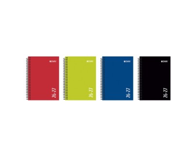 Enri Agenda Escolar con Espiral - Catalan - Tapa Extradura - Formato Cuartilla - Semana Vista - Acabado Brillante - Colores Surtidos