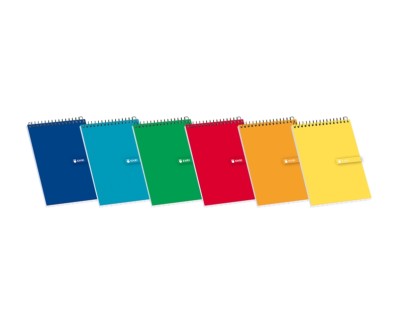 Enri Bloc de Notas Espiral Tapa Blanda 16&ordm; 4x4 - Hojas Cuadriculadas - Tama&ntilde;o Compacto - Ideal para Apuntes y Dibujos