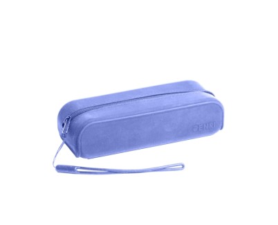 Enri Estuche de 1 Compartimento - Fabricado en Silicona - Asa de Mano - Color Azul