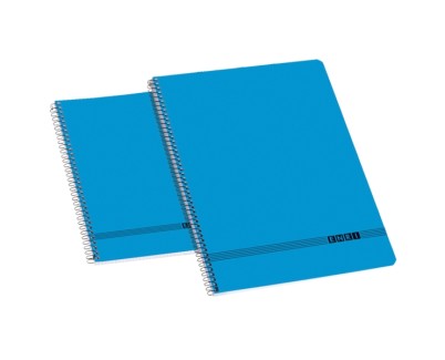 Enri Oficina 4&ordm; Tapa Blanda Cuaderno Espiral Liso - Tama&ntilde;o 4&ordm; - Tapa Blanda - Cuaderno Espiral - Color Azul