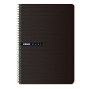 Enri Status 4º Tapa Dura Cuaderno Espiral 4x4 - 100 Hojas - Color Negro