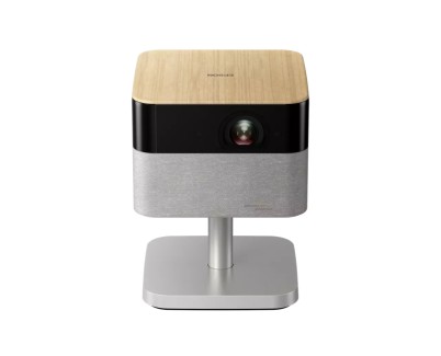 Epson Lifestudio Flex Plus EF-72 Proyector 4K PRO-UHD - 1000 Lumenes - Sistema de Sonido Bose - WiFi, Bluetooth, Android TV, HDMI, USB - Color Roble