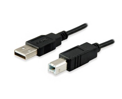 Equip Cable de Impresora USB-A 2.0 Macho a USB-B Macho 3m