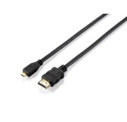 Equip Cable HDMI Macho a Micro HDMI 1.4 Macho - Admite Dolby TrueHD y DTS-HD Master Audio - Admite Resoluciones de Video de hasta 4K / 30Hz. - Longitud 1 m.