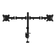 Equip Soporte de Mesa con Brazos Articulados para 2 Monitores 13\"-27\" - Inclinable y Giratorio - Gestion de Cables - Peso Max 8kg x Brazo - VESA 100x100mm