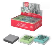 ErichKrause ArtBerry Expositor con 18 Gomas de Borrar - Estructura Maleable - Presentada en Caja de Plastico - Colores Surtidos