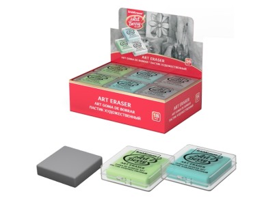 ErichKrause ArtBerry Expositor con 18 Gomas de Borrar - Estructura Maleable - Presentada en Caja de Plastico - Colores Surtidos