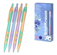 Erichkrause Bloom XR-30 Matic&Grip Pastel Boligrafo Retractil - Punta de Bola 0.7mm - Trazo de 0.35mm - Tinta Azul - Grip de Agarre - Cuerpo en Colores Pastel